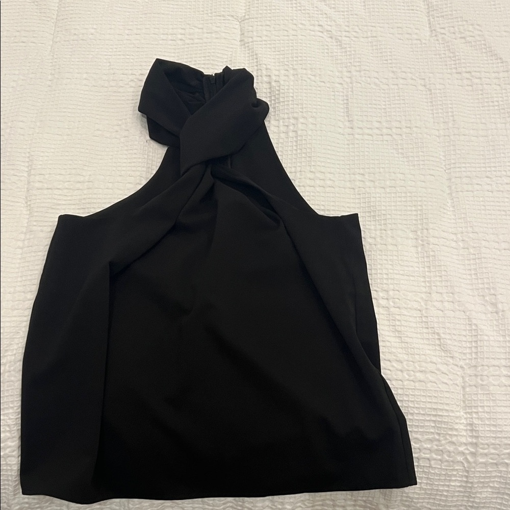 Commense Black Halter Top